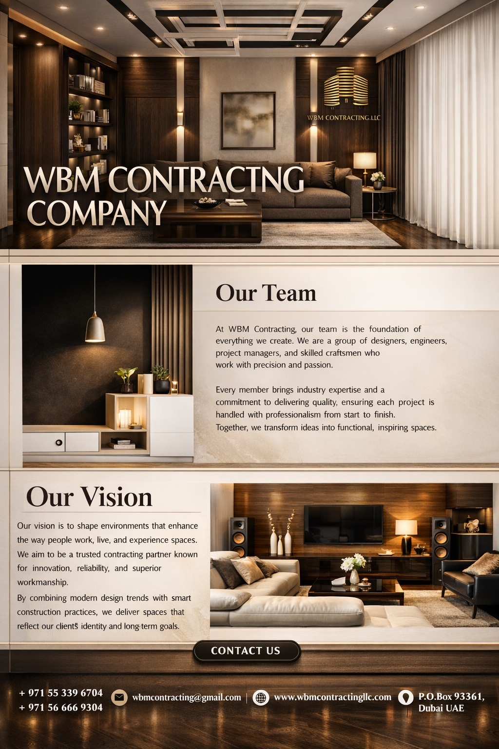 Why WBM Contracting LLC Is the Construction Company Dubai Businesses Trust
